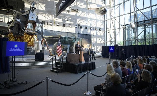 NASA image: Armstrong Apollo 11 Spacesuit Unveiling