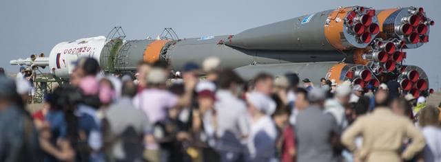 NASA image: Expedition 60 Soyuz Rollout
