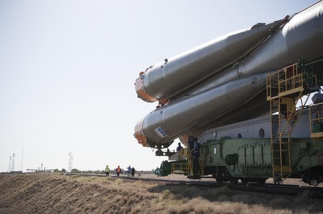 NASA image: Expedition 60 Soyuz Rollout