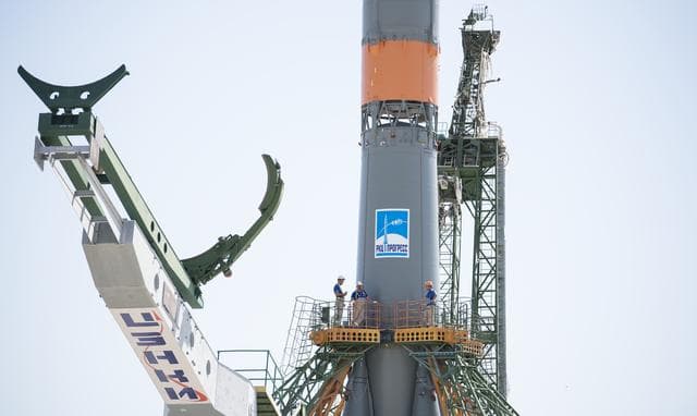 NASA image: Expedition 60 Soyuz Rollout