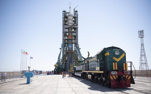 NASA image: Expedition 60 Soyuz Rollout