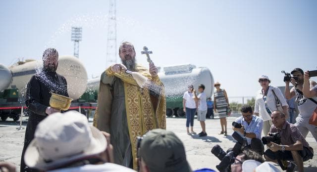 NASA image: Expedition 60 Soyuz Blessing