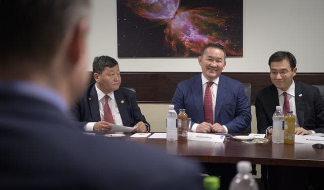 NASA image: Administrator Bridenstine Meets Mongolian President Battulga