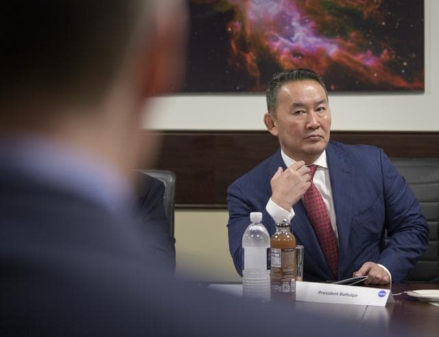 NASA image: Administrator Bridenstine Meets Mongolian President Battulga