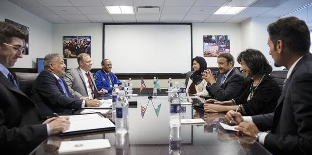 NASA image: NASA Administrator Meets Saudi Ambassador and Chairman of Saudi Space Commission