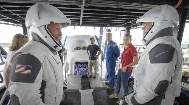NASA image: SpaceX Dragon Crew Extraction Rehearsal