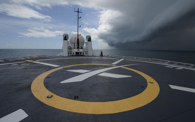 NASA image: SpaceX Dragon Crew Emergency Evacuation Rehearsal