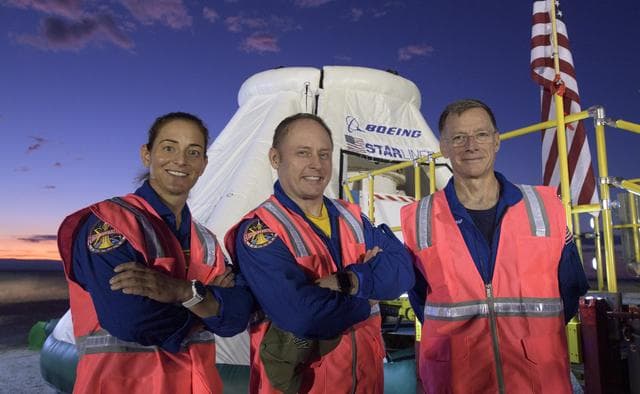 NASA image: Boeing CST-100 Starliner Landing Rehearsals