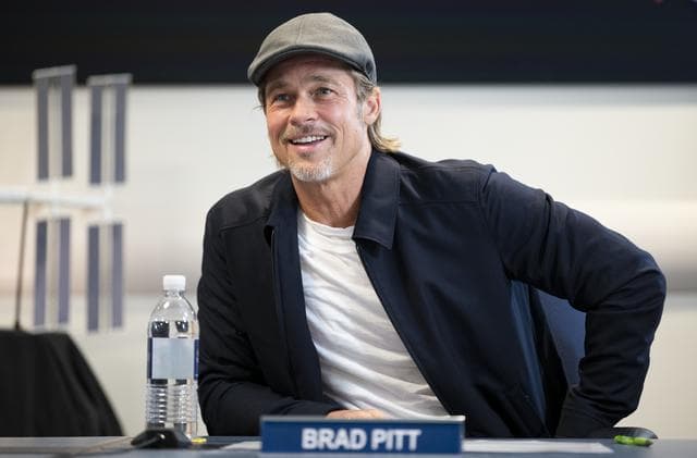 NASA image: ISS Downlink with Actor Brad Pitt