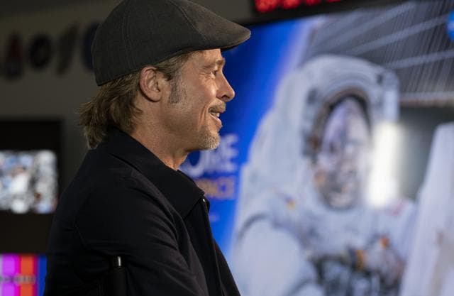 NASA image: ISS Downlink with Actor Brad Pitt