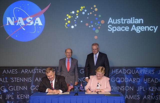 NASA image: Letter of Intent Signing Between NASA and the Australian Space A