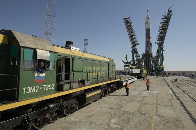 NASA image: Expedition 61 Soyuz Rollout