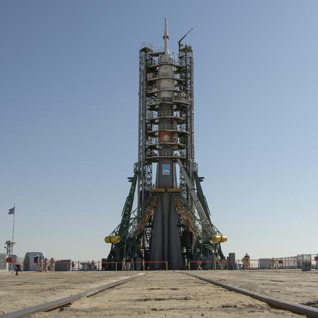 NASA image: Expedition 61 Soyuz Rollout