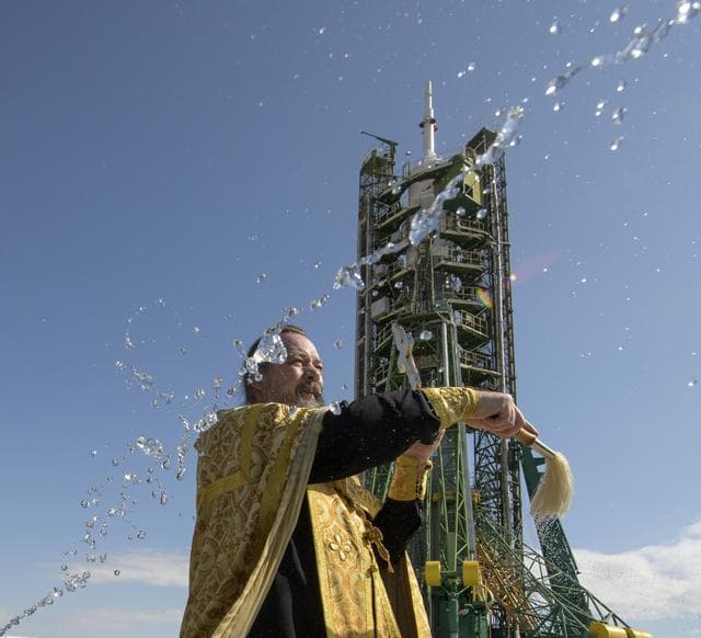 NASA image: Expedition 61 Soyuz Blessing