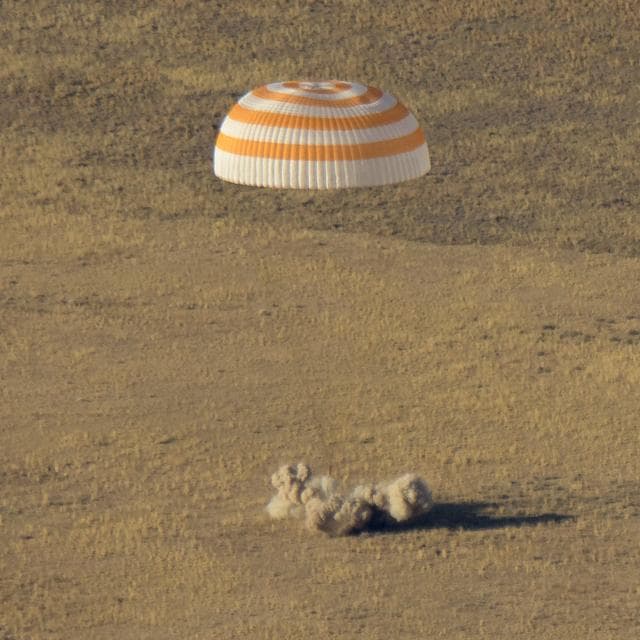 NASA image: Expedition 60 Soyuz MS-11 Landing