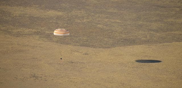 NASA image: Expedition 60 Soyuz MS-11 Landing