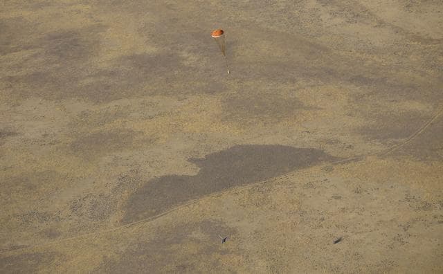 NASA image: Expedition 60 Soyuz MS-11 Landing