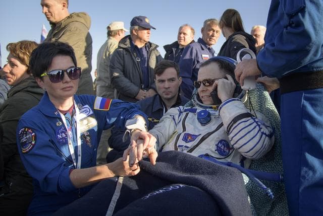NASA image: Expedition 60 Soyuz MS-12 Landing