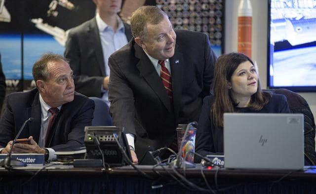 NASA image: NASA Leadership and Members of Congress watch First All-Woman Sp