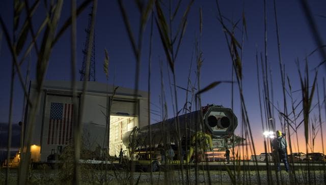 NASA image: Northrop Grumman Antares CRS-12 Rollout