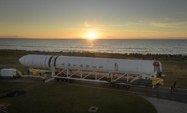NASA image: Northrop Grumman Antares CRS-12 Rollout