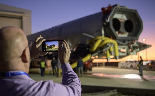 NASA image: Northrop Grumman Antares CRS-12 Rollout