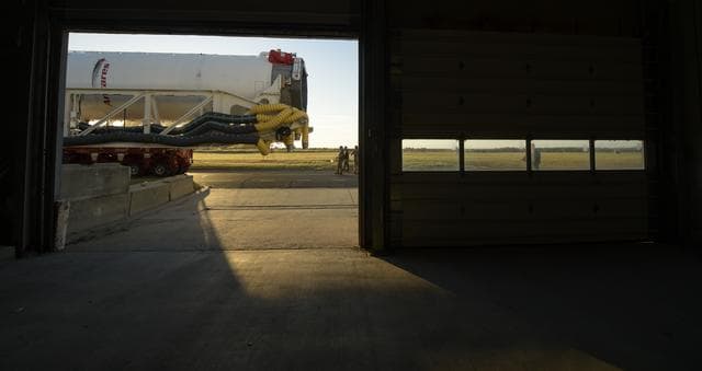 NASA image: Northrop Grumman Antares CRS-12 Rollout