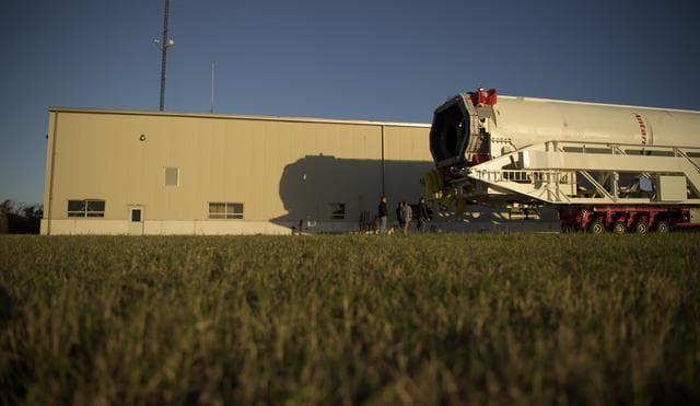 NASA image: Northrop Grumman Antares CRS-12 Rollout