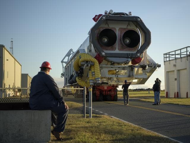 NASA image: Northrop Grumman Antares CRS-12 Rollout