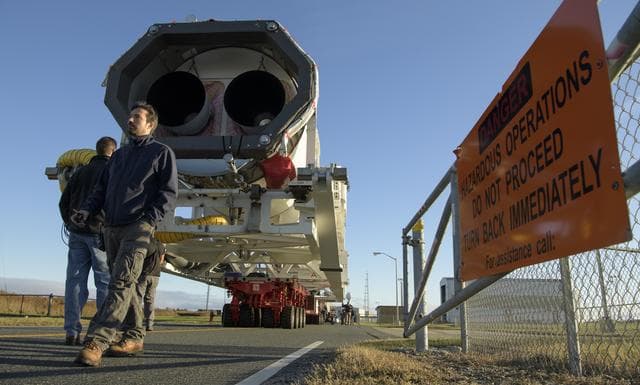 NASA image: Northrop Grumman Antares CRS-12 Rollout