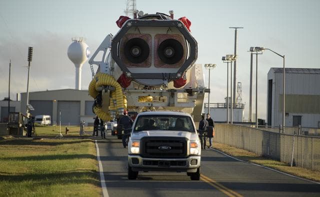 NASA image: Northrop Grumman Antares CRS-12 Rollout