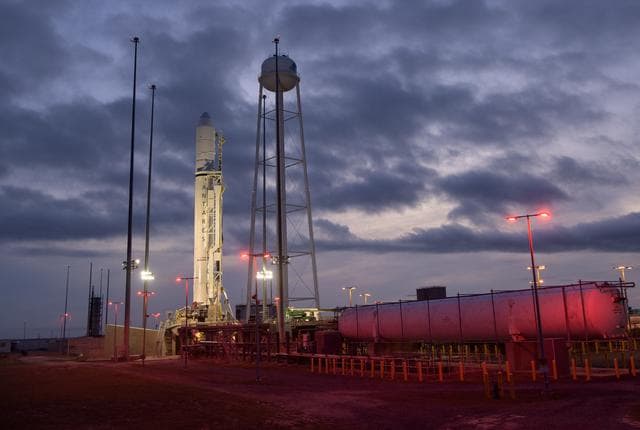 NASA image: Northrop Grumman Antares CRS-12 Prelaunch