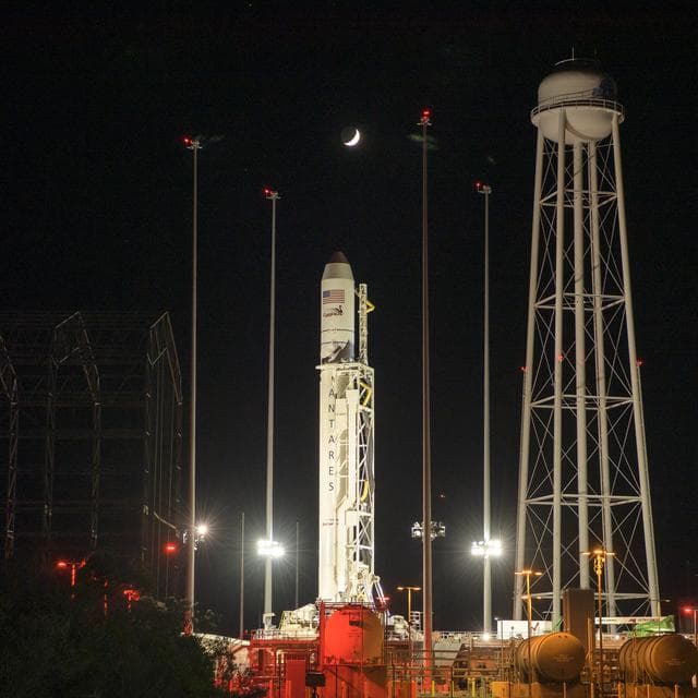 NASA image: Northrop Grumman Antares CRS-12 Prelaunch