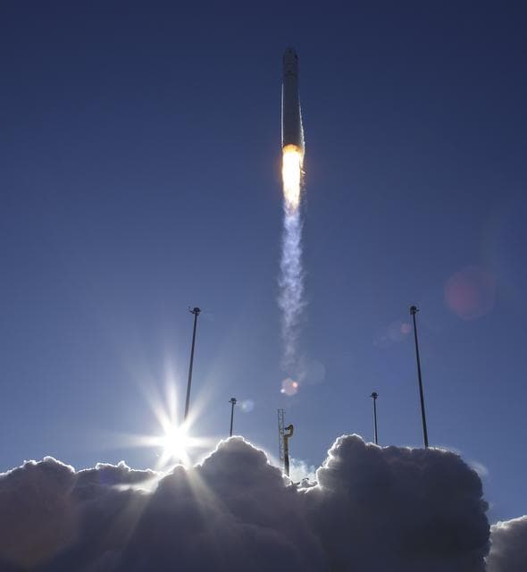 NASA image: Northrop Grumman Antares CRS-12 Launch