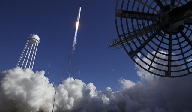 NASA image: Northrop Grumman Antares CRS-12 Launch