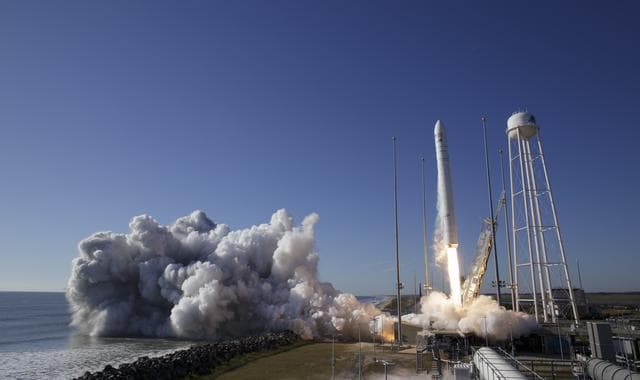 NASA image: Northrop Grumman Antares CRS-12 Launch