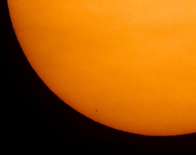 NASA image: Mercury Solar Transit