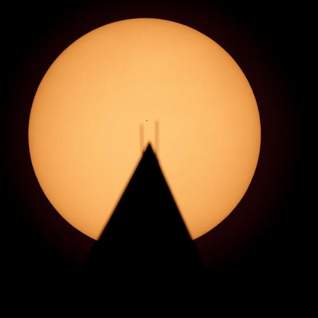 NASA image: Mercury Solar Transit
