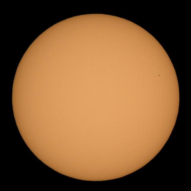NASA image: Mercury Solar Transit
