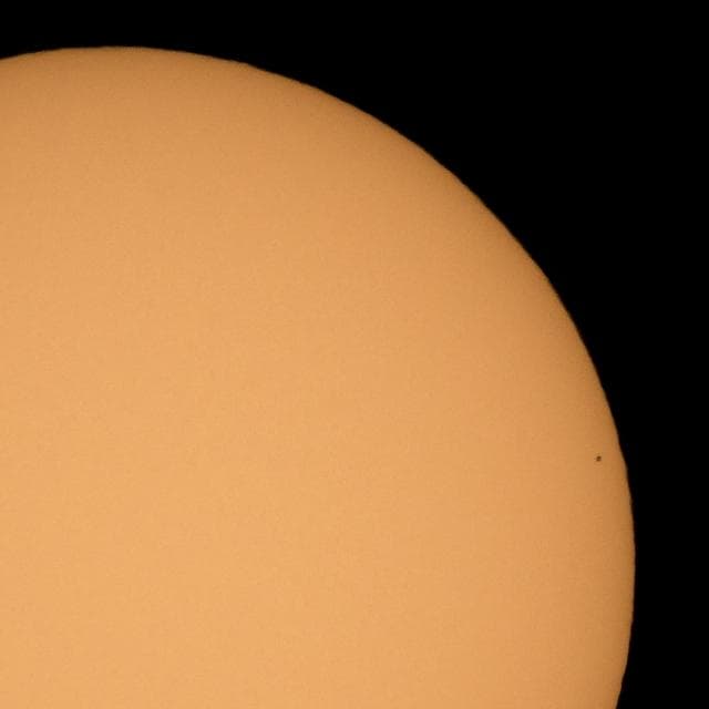 NASA image: Mercury Solar Transit