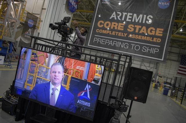 NASA image: Artemis Day, Unveiling of Moon Mission Rocket Stage