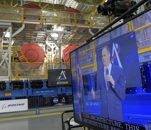 NASA image: Artemis Day, Unveiling of Moon Mission Rocket Stage