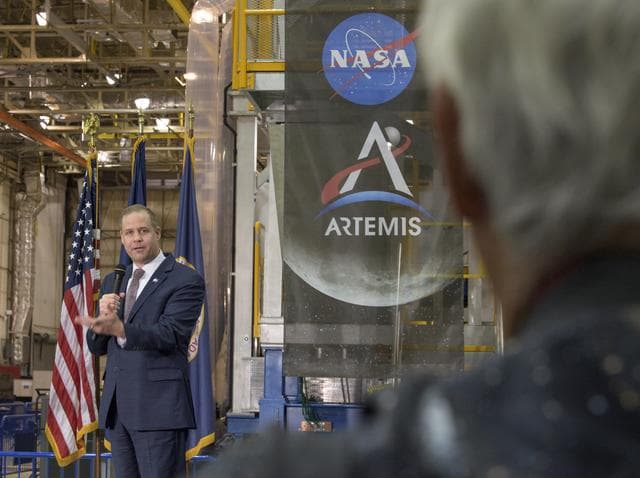 NASA image: Artemis Day, Unveiling of Moon Mission Rocket Stage
