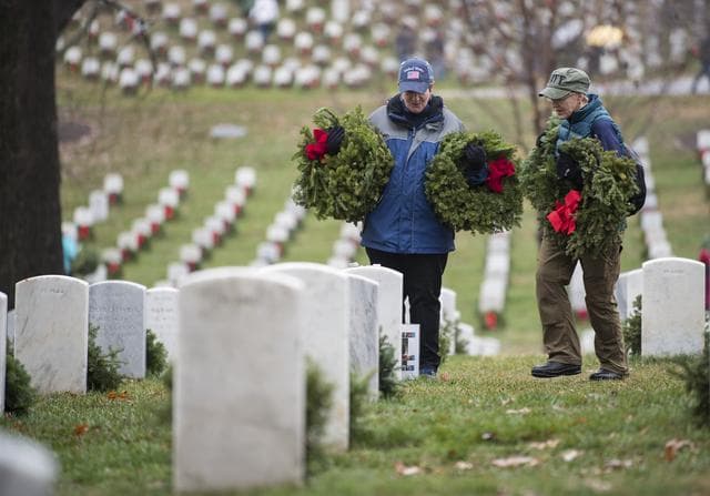 NASA image: Doug Wheelock Participates in Wreaths Across America Day