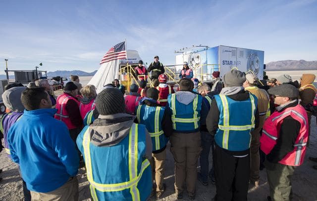 NASA image: Boeing CST-100 Starliner Landing