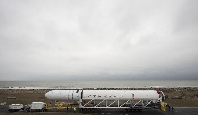 NASA image: Northrop Grumman Antares CRS-13 Rollout