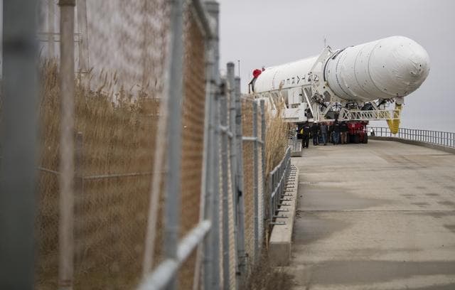 NASA image: Northrop Grumman Antares CRS-13 Rollout