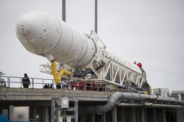 NASA image: Northrop Grumman Antares CRS-13 Rollout