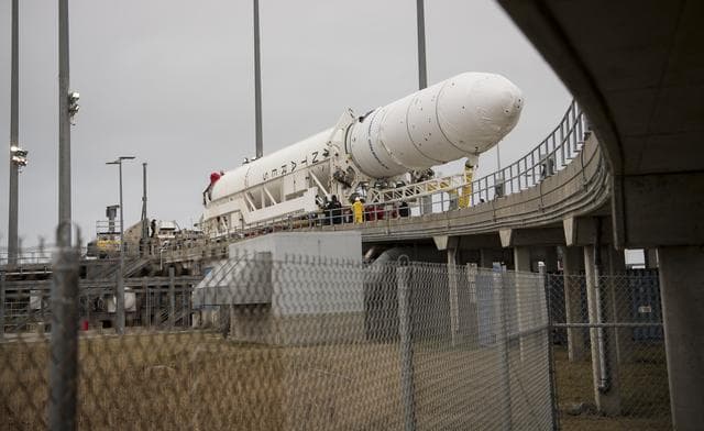 NASA image: Northrop Grumman Antares CRS-13 Rollout