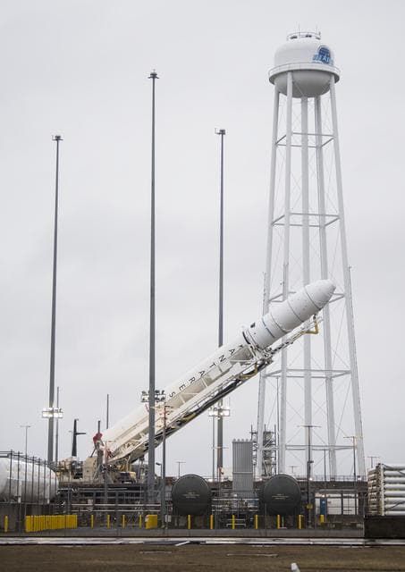 NASA image: Northrop Grumman Antares CRS-13 Prelaunch